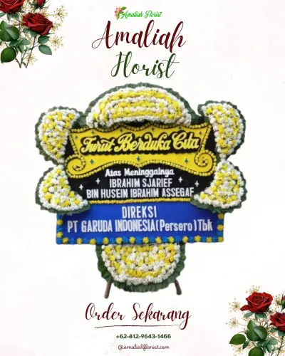 Papan Bunga Duka di Anggilowu