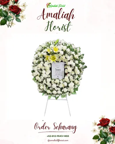 Krans Bunga Duka Cita di Anggilowu