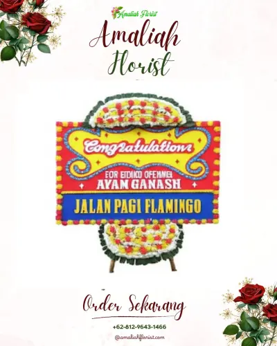Bunga Papan Congratulation di Anggilowu